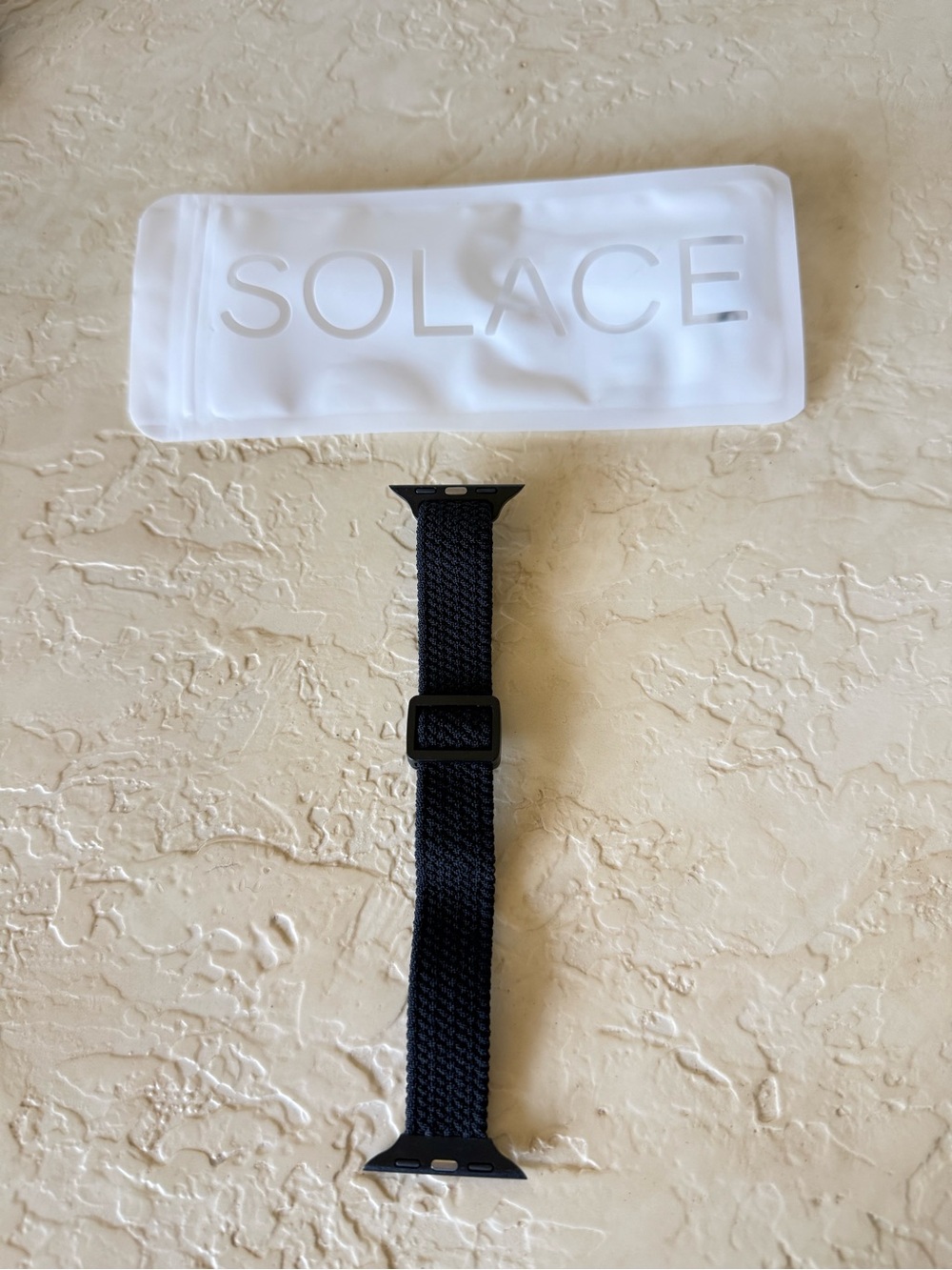 Solace Black Braided Apple Watch Band